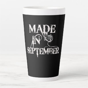 Tasse Latte Voir septembre   Cadeau d'anniversaire   Virgo Zod