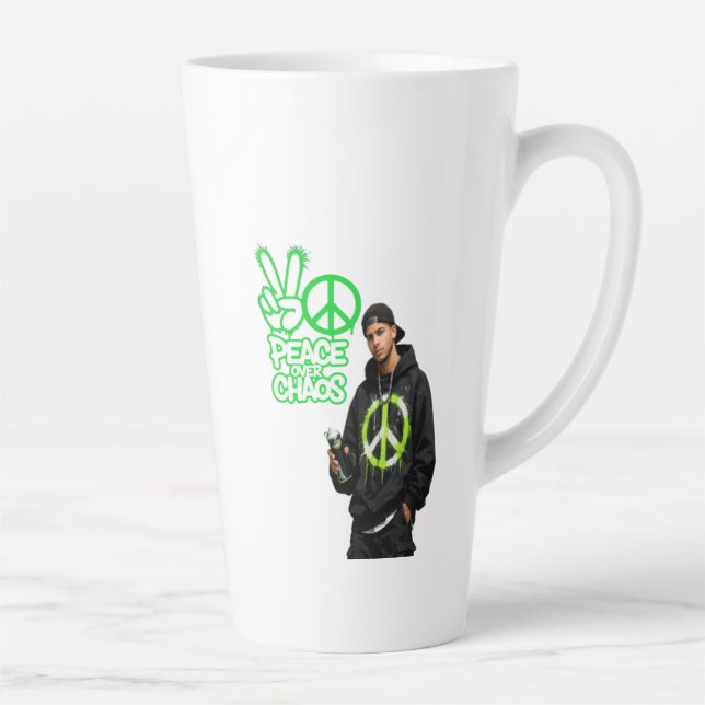 Tasse Latte Voix de la paix (Droite)
