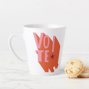 Tasse Latte VOTEZ ! Élection