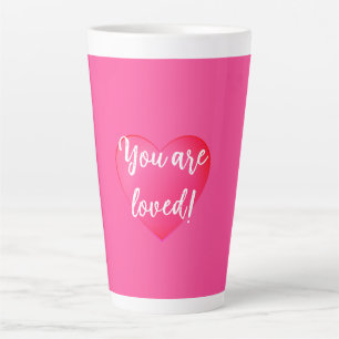 Tasse Latte Vous êtes adoré Latte de café