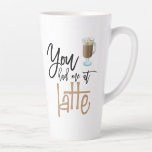 Tasse Latte Vous M'Avez Eu Au Dernier Fun Citer Humour Café