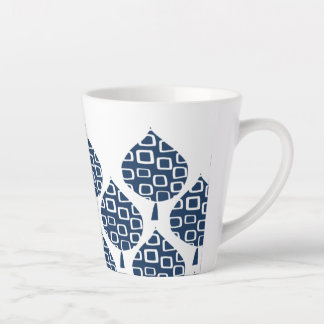 Tasse Latte Vrai Feuille de Geo Bleu