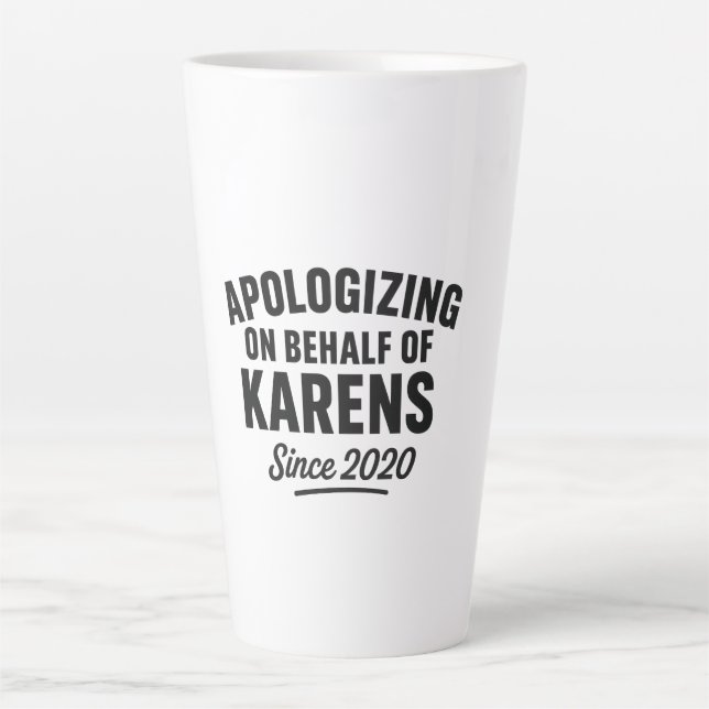 Tasse Latte vrai KAREN (Devant)