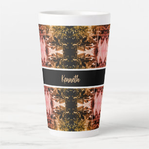 Tasse Latte Vue d'ensemble du quartier vintage d'Alger Algérie