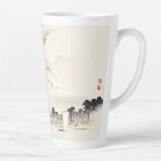 Tasse Latte Vue du Mont Fuji par Kōno Bairei