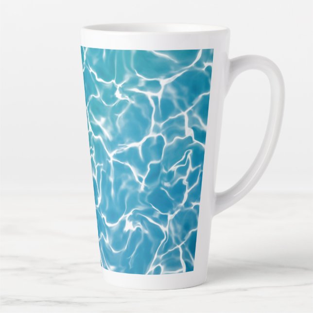 Tasse Latte Water bleu (Droite)