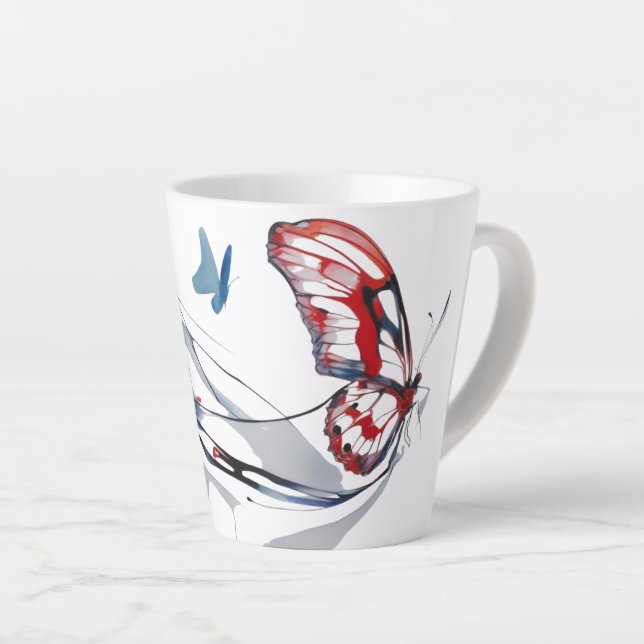 Tasse Latte Waterfly 3 (Angle droit)