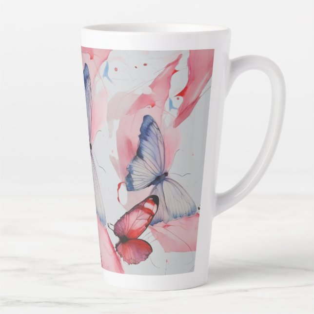 Tasse Latte Waterfly 4 (Droite)