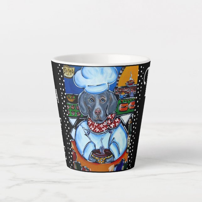 TASSE LATTE WEIMARANER  (Devant)