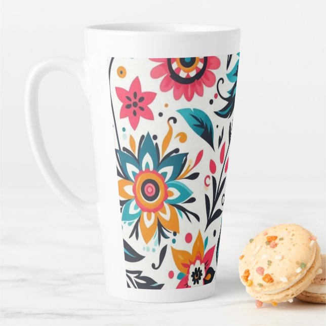 Tasse Latte White mexican (En situation)