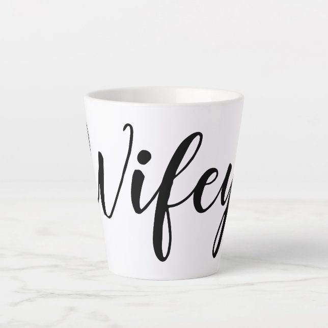 Tasse Latte Wifey (Devant)