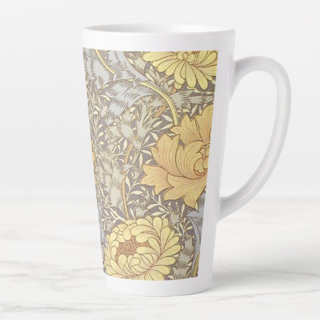 Tasse Latte William Morris Chrysanthemum Fleurs maman (Droite)