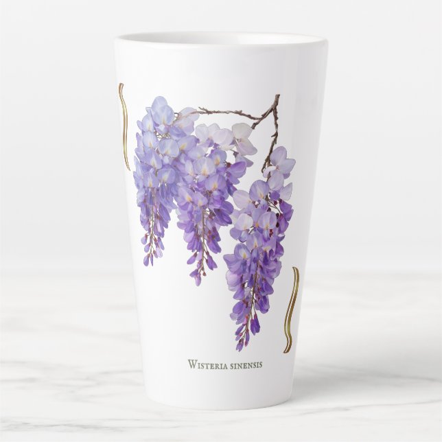 Tasse Latte Wisteria Sinensis  (Devant)