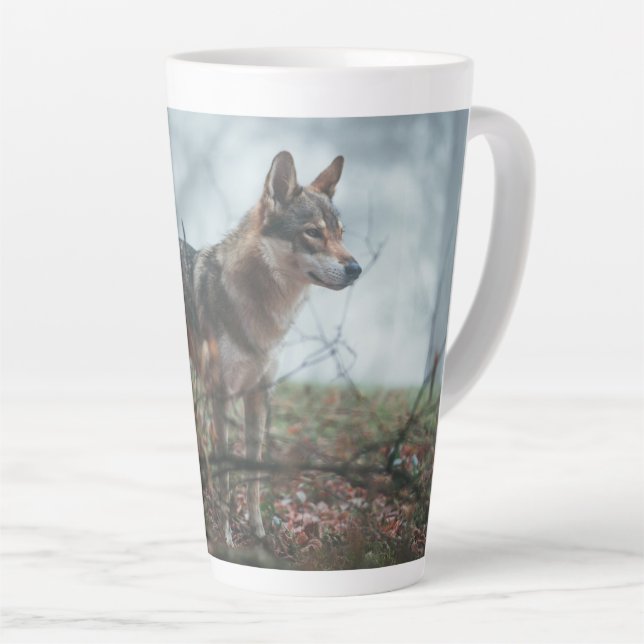 Tasse Latte Wolfdog (Angle droit)