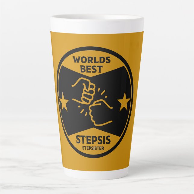 Tasse Latte Worlds Best Stepsoeur (Devant)