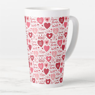 Tasse Latte XOXO & Toujours à moi