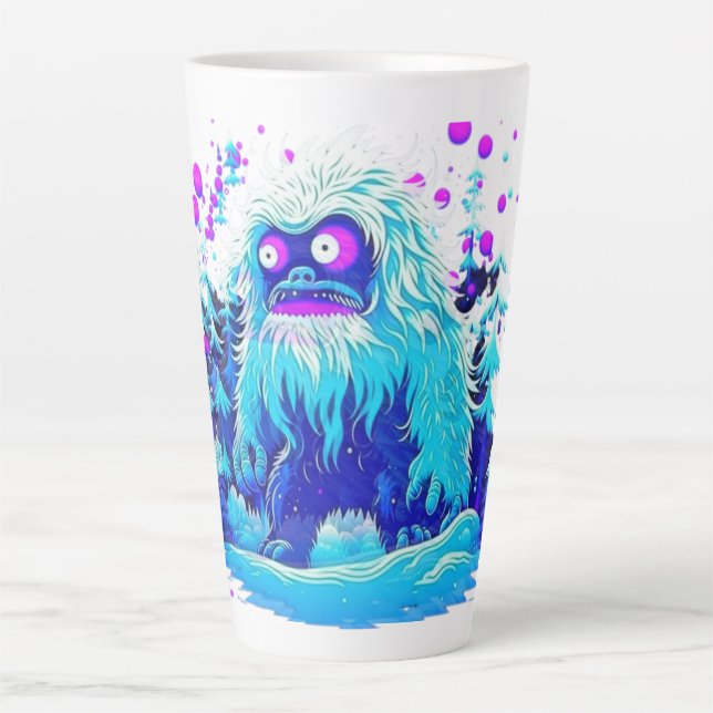 Tasse Latte Yeti Winter Wonderland (Devant)