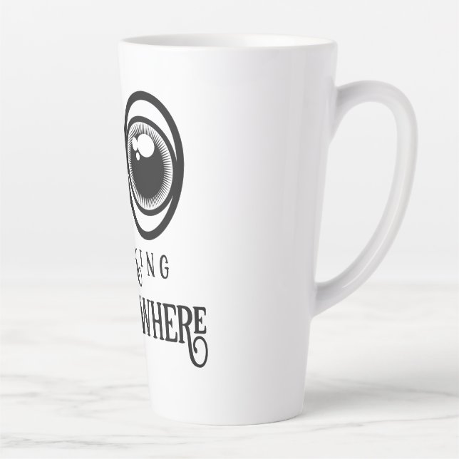 Tasse Latte Yeux (Droite)