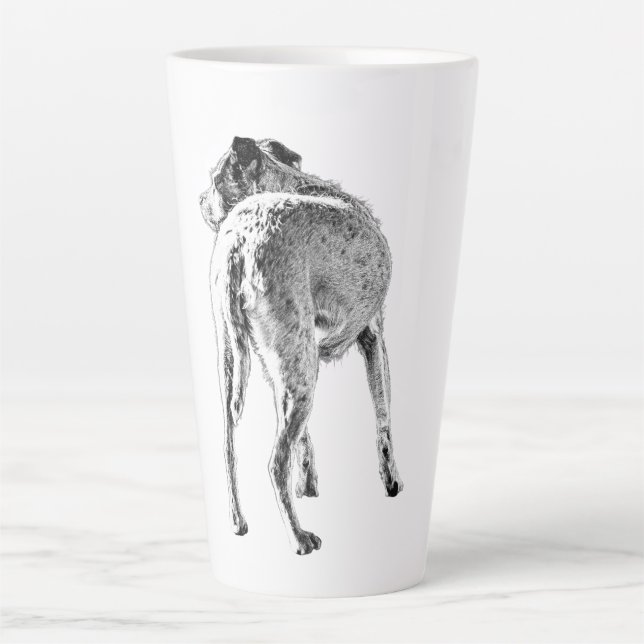 Tasse Latte Yeux Loyaux Derrière Vous (Devant)
