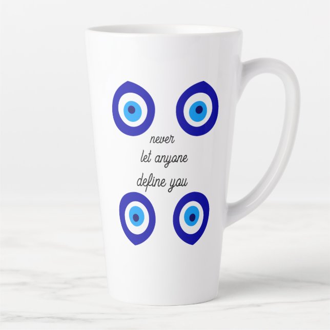 TASSE LATTE YEUX MAL (Droite)