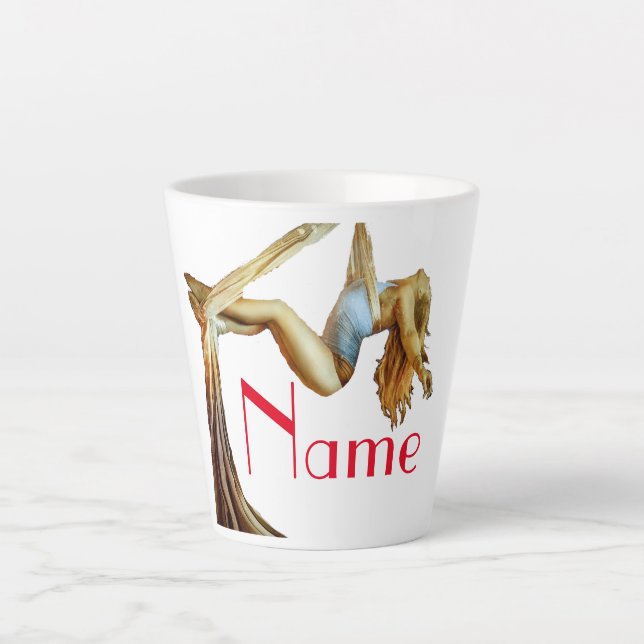 Tasse Latte yoga aérien Thunder_Cove (Devant)