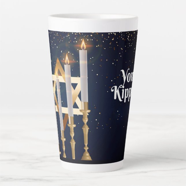Tasse Latte Yom Kippour (Devant)