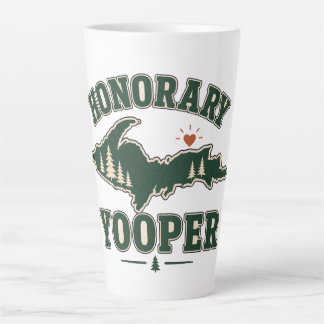 Tasse Latte Yooper d'honneur - Péninsule supérieure du Michiga
