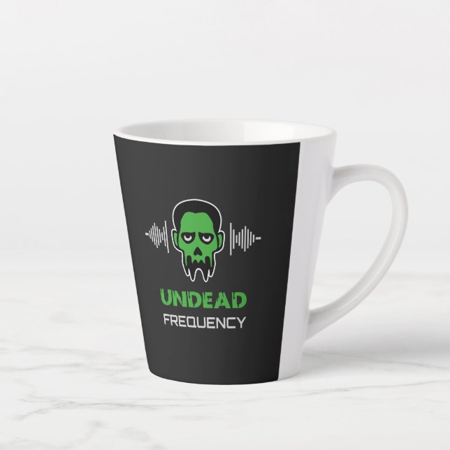 Tasse Latte Zombie Techno Rave (Droite)