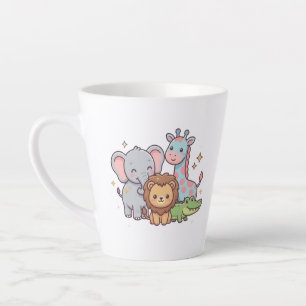 Tasse Latte Zoo Mignon Animal Kawaii Enfant Amusement Sauvages