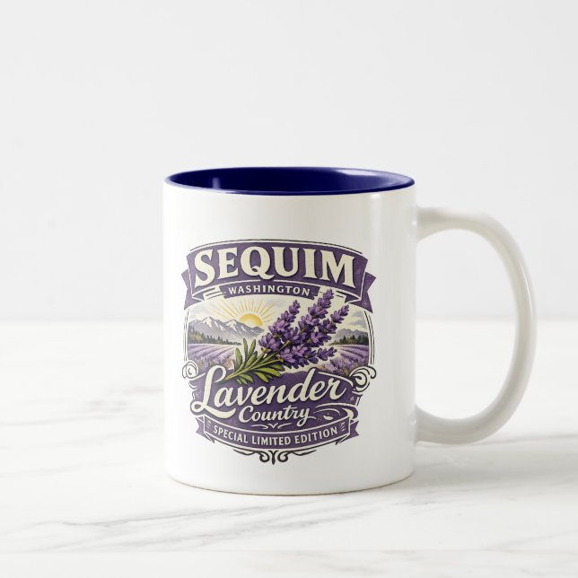 Tasse Lavender Country Mug | Intérieur coloré (Droit)