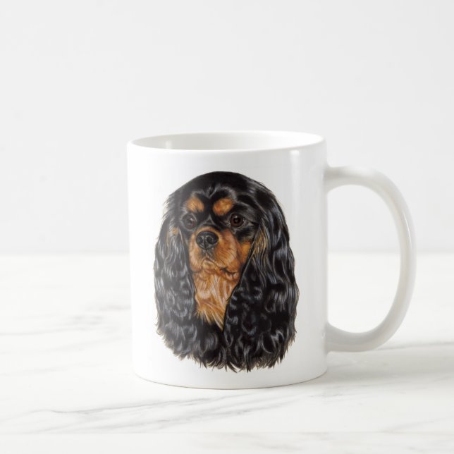 Tasse : Le bonheur est un Roi cavalier Charles… (Droite)