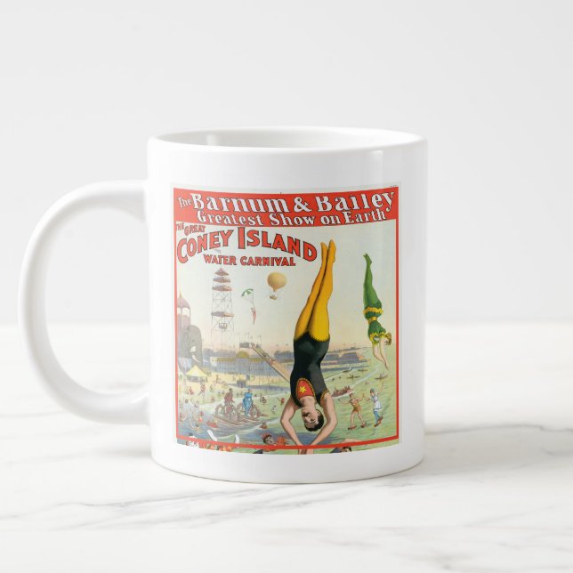 Tasse Le Carnaval de la Grande île de Coney (Gauche)