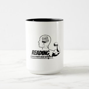 Tasse « Lecture = Gains pour le Cerveau »