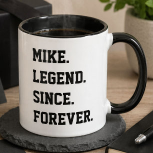 Tasse légendaire Funny Mike   Nom personnalisé