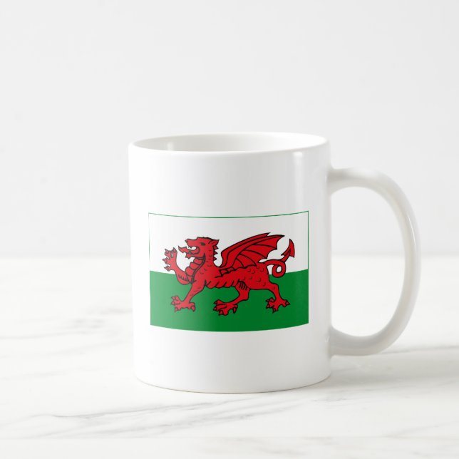 Tasse (légère) de drapeau du Pays de Galles (Droite)