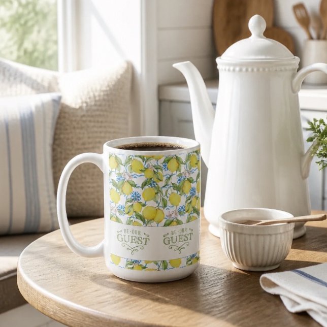 Tasse Lemon Be Our Guest (Créateur téléchargé)