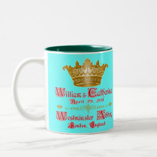 Tasse l'épousant royale de William et de Catherine