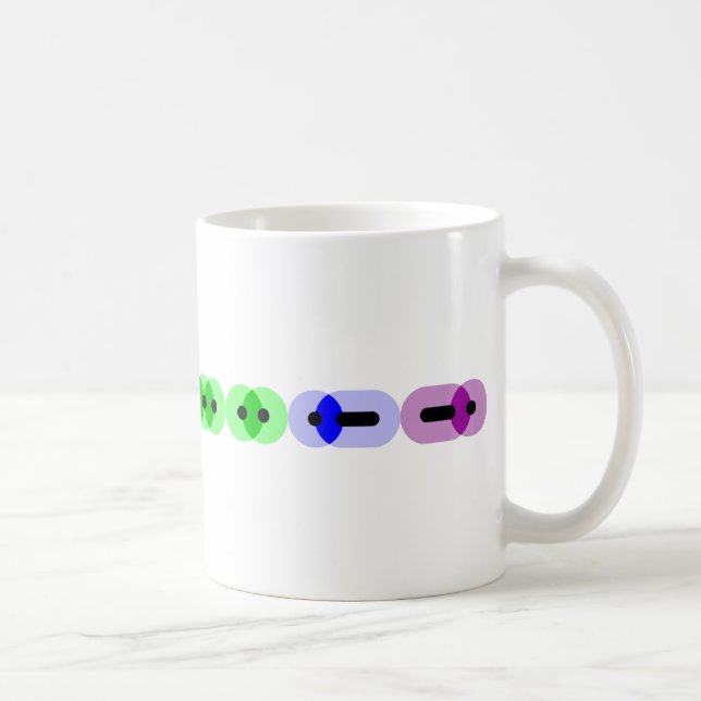 Tasse lesbienne de barre de code Morse (Droite)