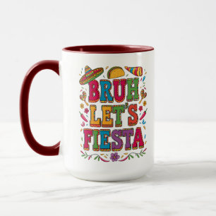 Tasse Let’s Fiesta Cinco De Mayo – Mexicain Coloré