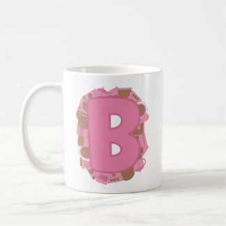 Tasse Lettre B : Monogramme Initiale 