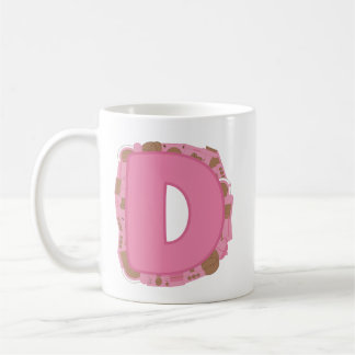 Tasse Lettre D : Monogramme Initiale