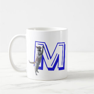 Tasse - lettre M avec le chat et le nom