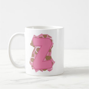 Tasse Lettre Z : Monogramme Initial 