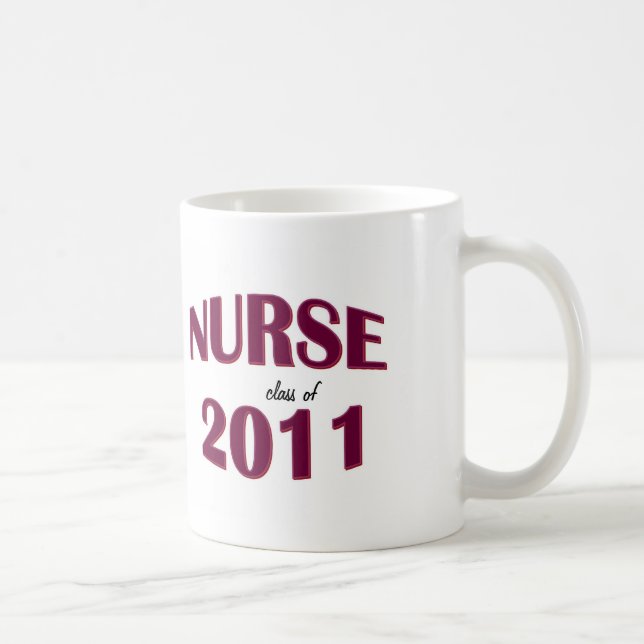 Tasse licenciée d'école d'infirmières - classe de (Droite)
