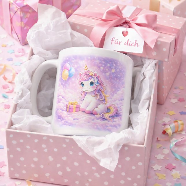 Tasse Licorne Mignonne pour Filles d'anniversaire (Cute Unicorn Mug for Birthday Girls )