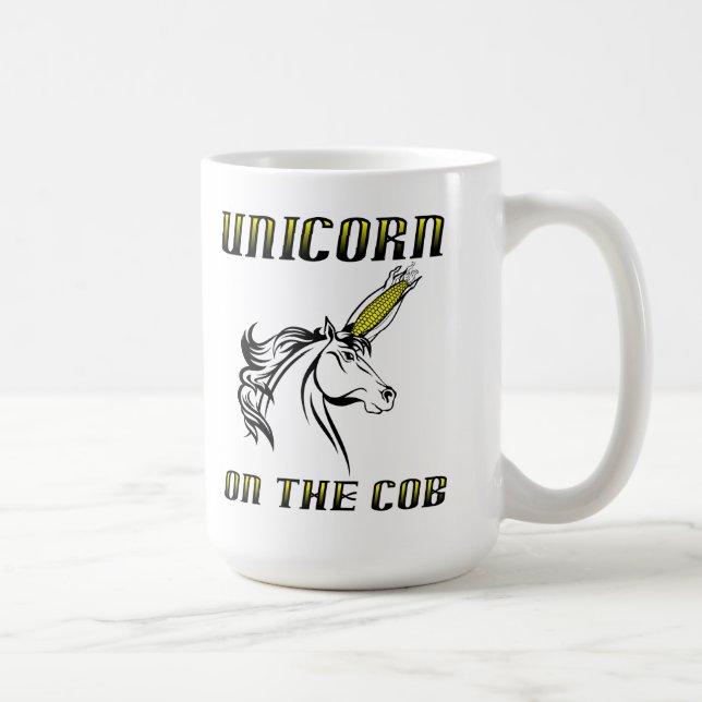 Tasse Licorne sur l'épi de maïs (Droite)