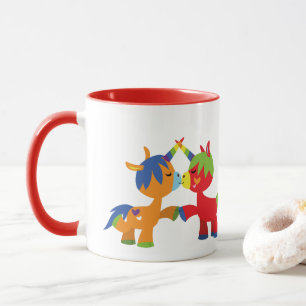 Tasse Licornes LGBTQIA Cartoon Mignon