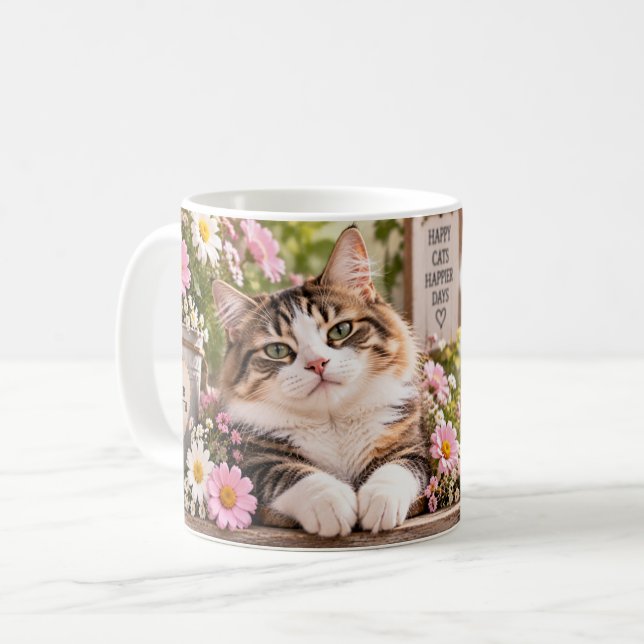 Tasse Life Is Better With a Cat (Devant gauche)
