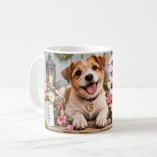 Tasse Life Is Better With a Dog (Devant gauche)