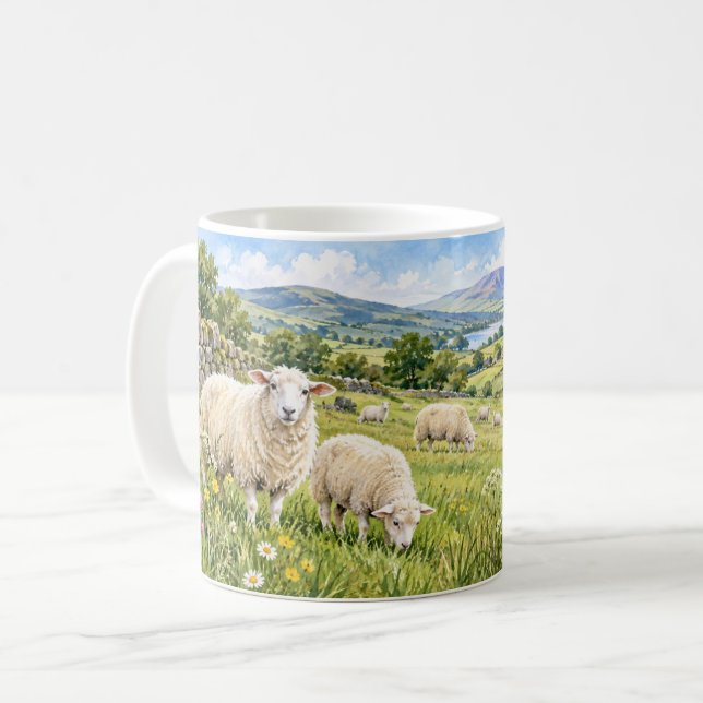 Tasse Life Is Better With Sheep (Devant gauche)